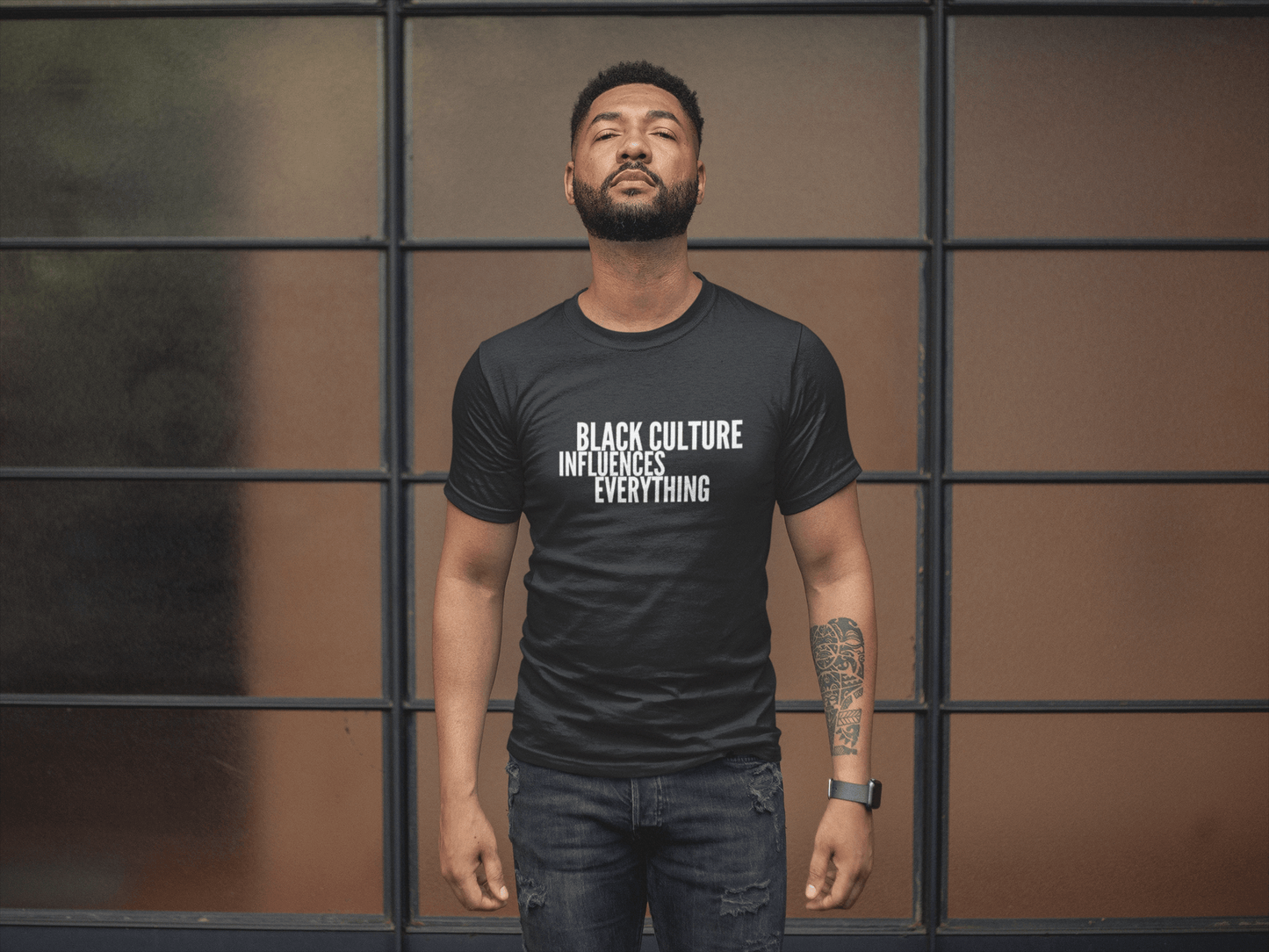Social Culture Clothing by Social Theory Co. Black Culture Influences Everything T-Shirt.