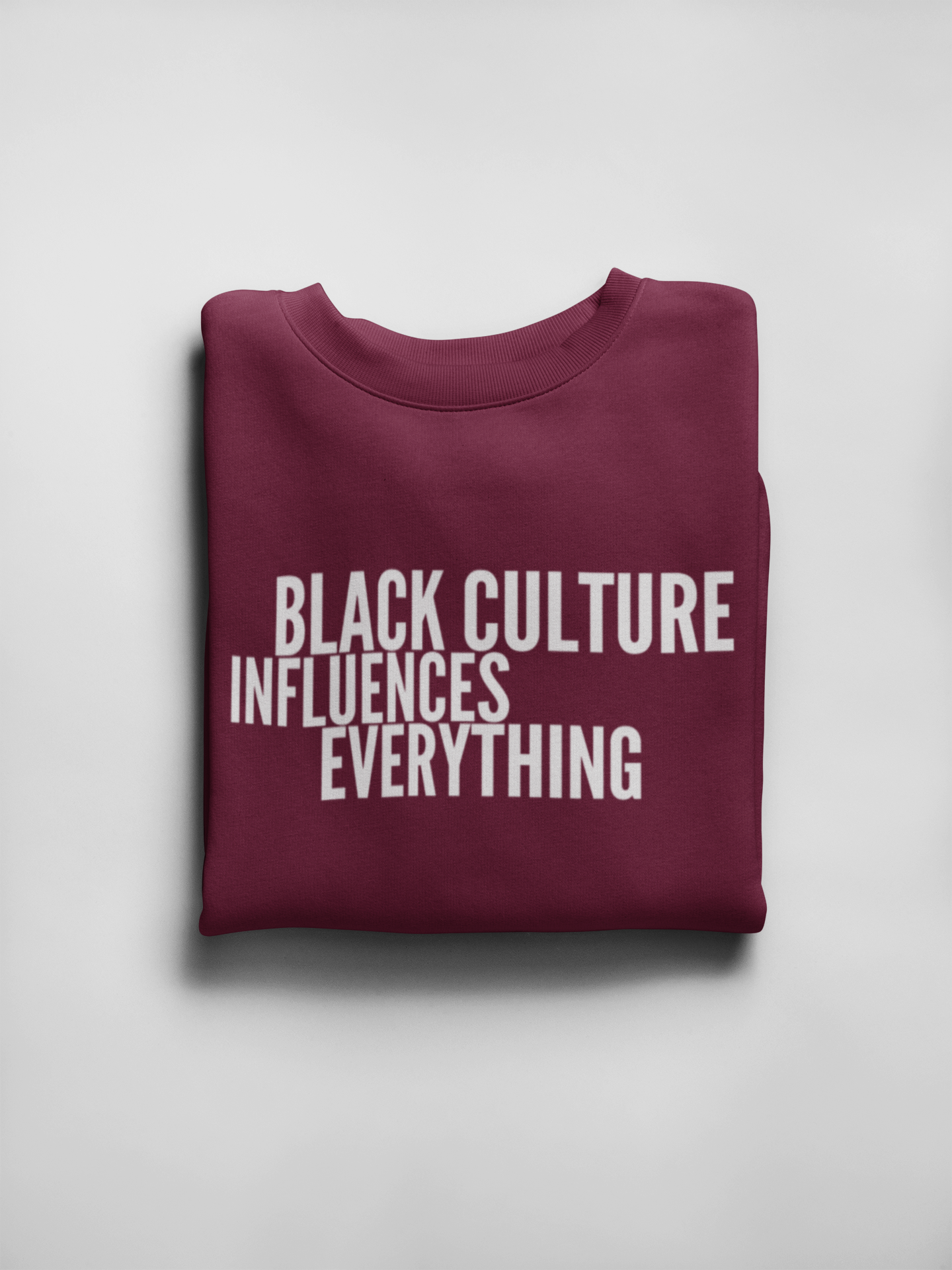 Black Culture Influences Everything Crewneck - Social Theory Apparel