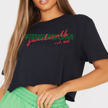 Cropped Juneteenth Established Tee - Social Theory Co