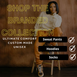 Social Theory apparel branded sweatpants and premium crewneck sweatshirt