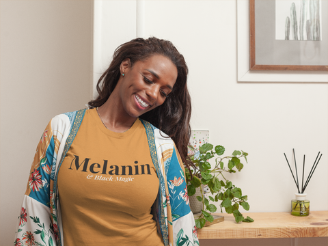 Melanin & Black Magic Classic T-Shirt - Social Theory Apparel